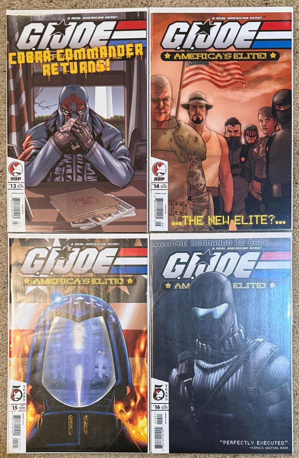G. I. Joe America's Elite Issues 13, 14, 15, and 16 from Devil's Due Publishing