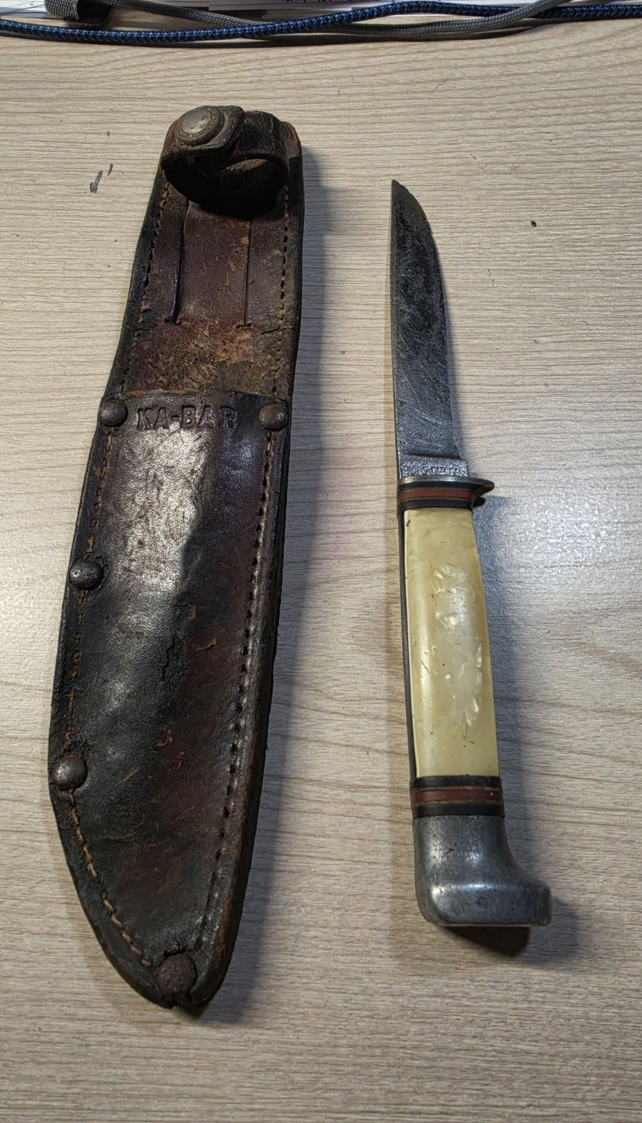 Rare Pre-WWII KA-BAR Union Cut Co Hunting Knife, 1920s-30s, Original Sheath Rare Pre-WWII KA-BAR Union Cut Co Hunting Knife, 1920s-30s, Original Sheath