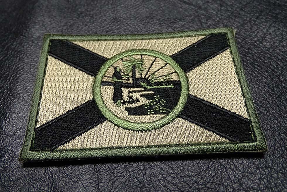 FLORIDA STATE FLAG HOOK FASTENER PATCH (MTF1) FLORIDA STATE FLAG HOOK FASTENER PATCH (MTF1)