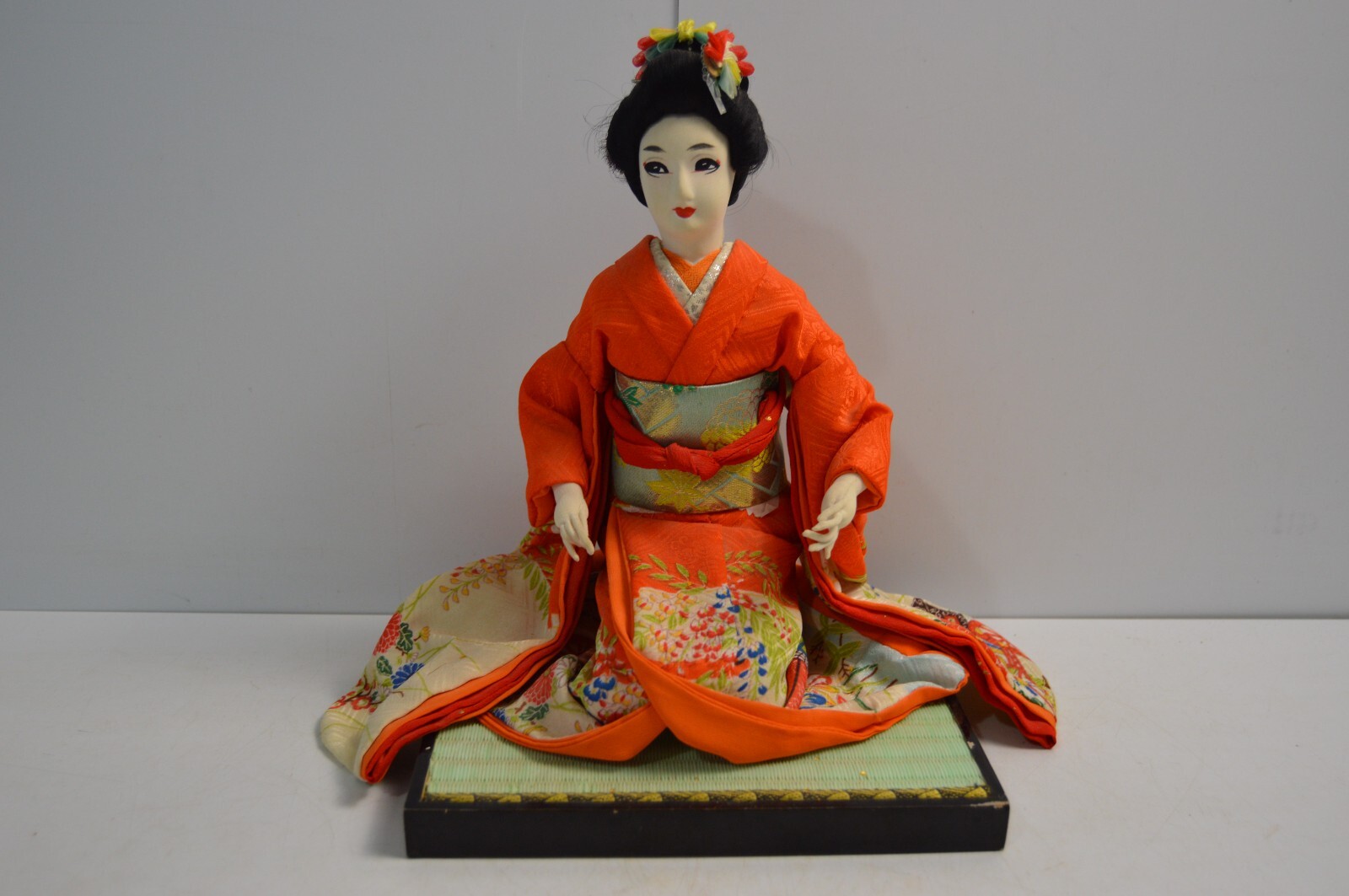 Vintage Ryukyu Ningyo Geisha Doll Kimono Japanese Okinawa Collectible Vintage Ryukyu Ningyo Geisha Doll Kimono Japanese Okinawa Collectible