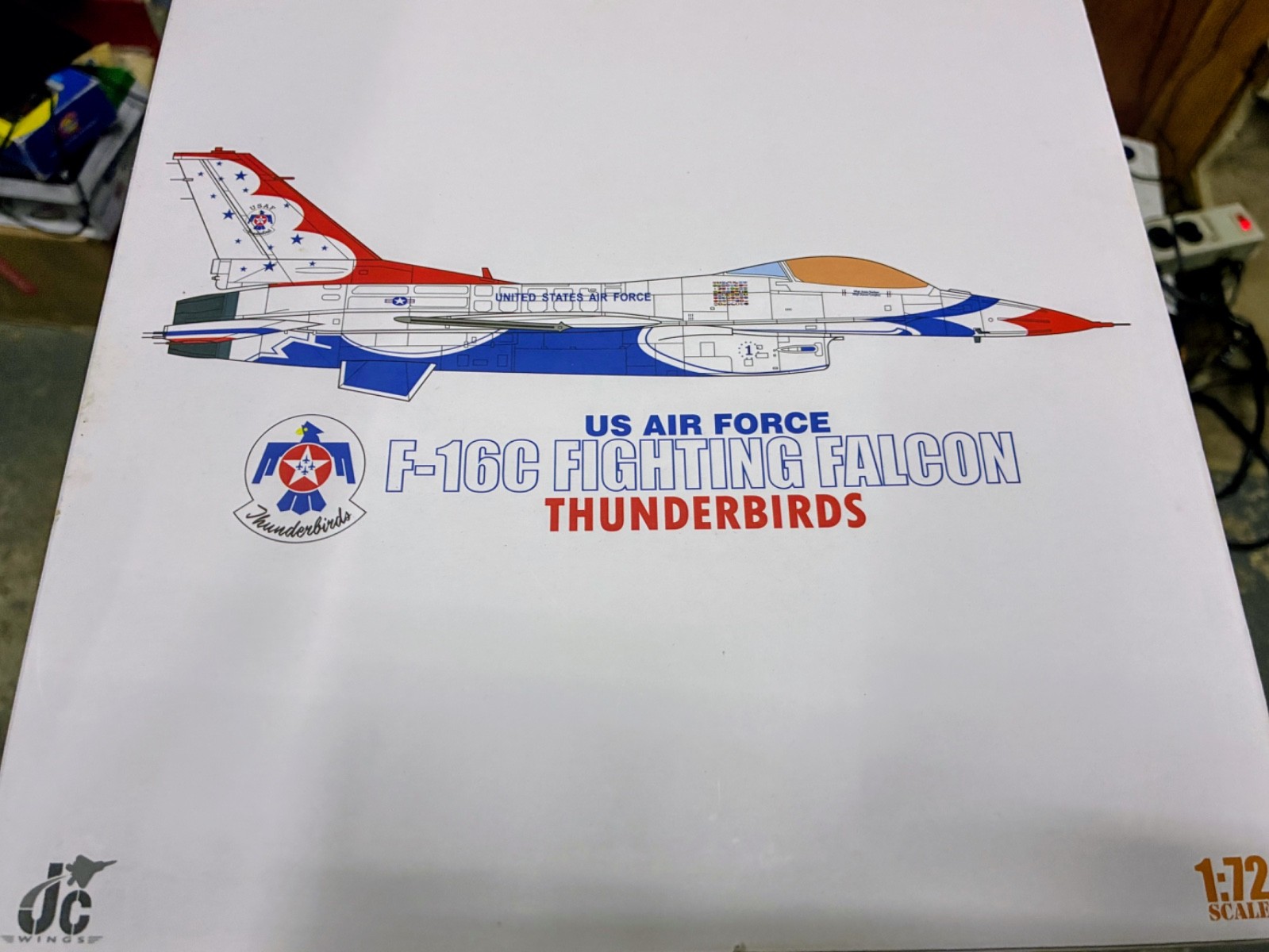 1/72 JC Wings F-16C USAF Thunderbirds #7 of only 600 made worldwide 1/72 JC Wings F-16C USAF Thunderbirds #7 of only 600 made worldwide