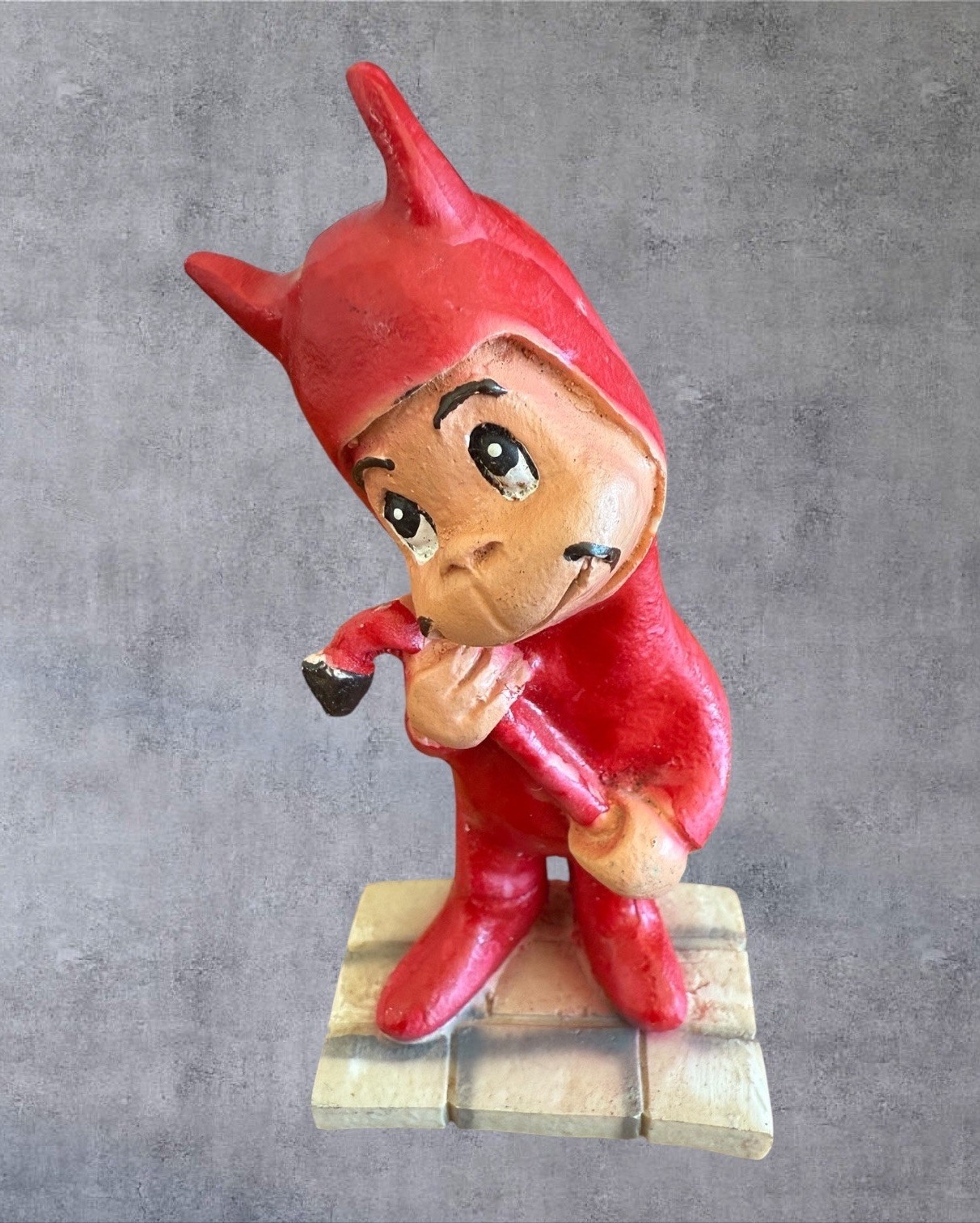 Vtg Cantinflas El Diablo Devil Figurine Mario Moreno Mexican Movie Statue RARE