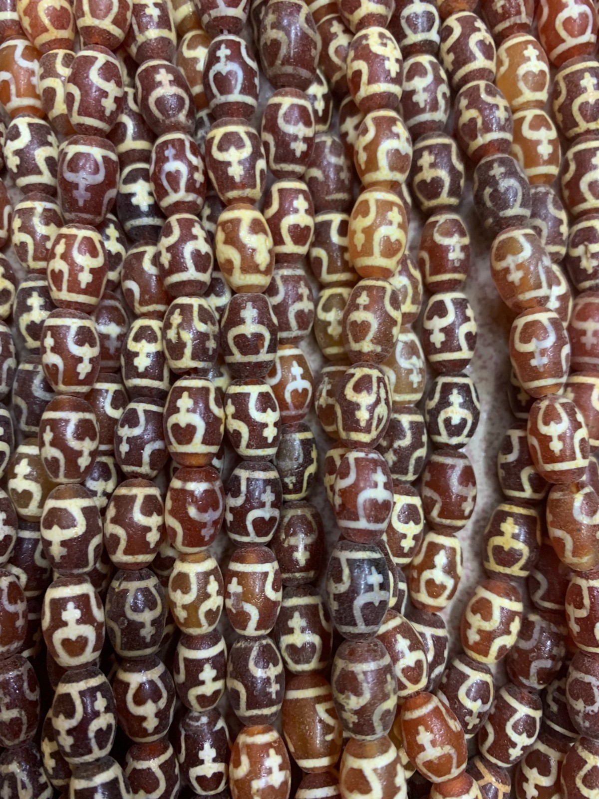 280 Pcs Rare Tibetan Old Natural Agate Dzi *4Aquarius* Beads 280 Pcs Rare Tibetan Old Natural Agate Dzi *4Aquarius* Beads
