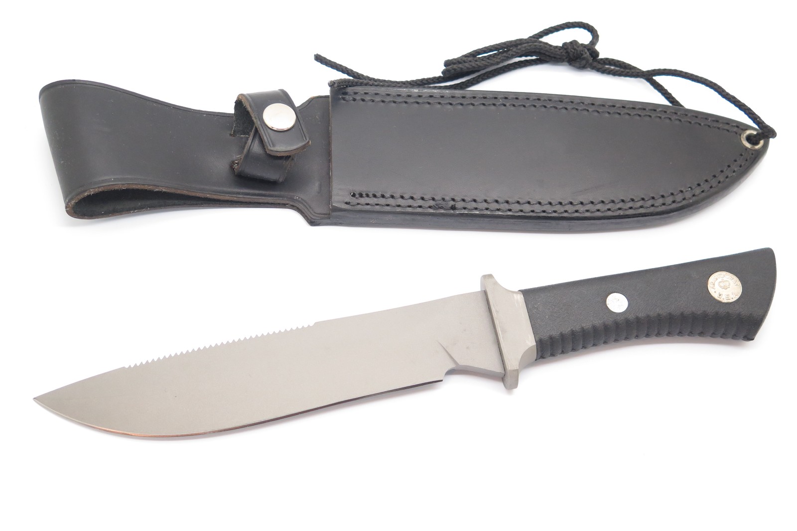 Vtg Aristocrat AK200 Wraith Seki Japan Fixed AUS-8 Blade Survival Bowie Knife #4 Vtg Aristocrat AK200 Wraith Seki Japan Fixed AUS-8 Blade Survival Bowie Knife #4