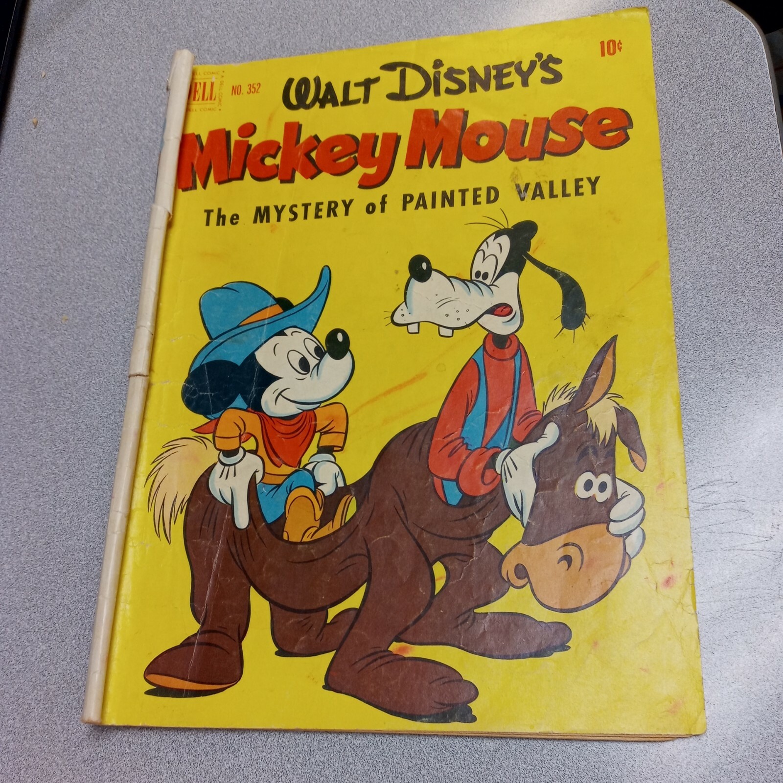 Walt Disney’s Mickey Mouse: Mystery of the Painted Valley 1951 Dell Comics #352 Walt Disney’s Mickey Mouse: Mystery of the Painted Valley 1951 Dell Comics #352