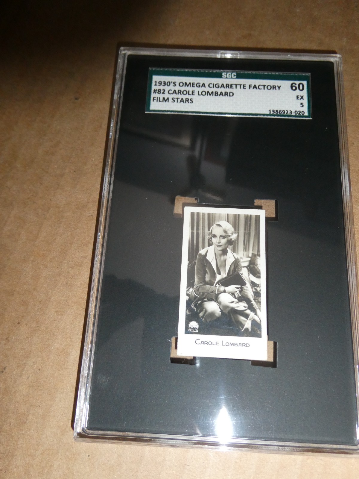 HTF SGC 5 60 1930s Omega Cig Factory #82 Carole Lombard Film Stars Card HTF SGC 5 60 1930s Omega Cig Factory #82 Carole Lombard Film Stars Card