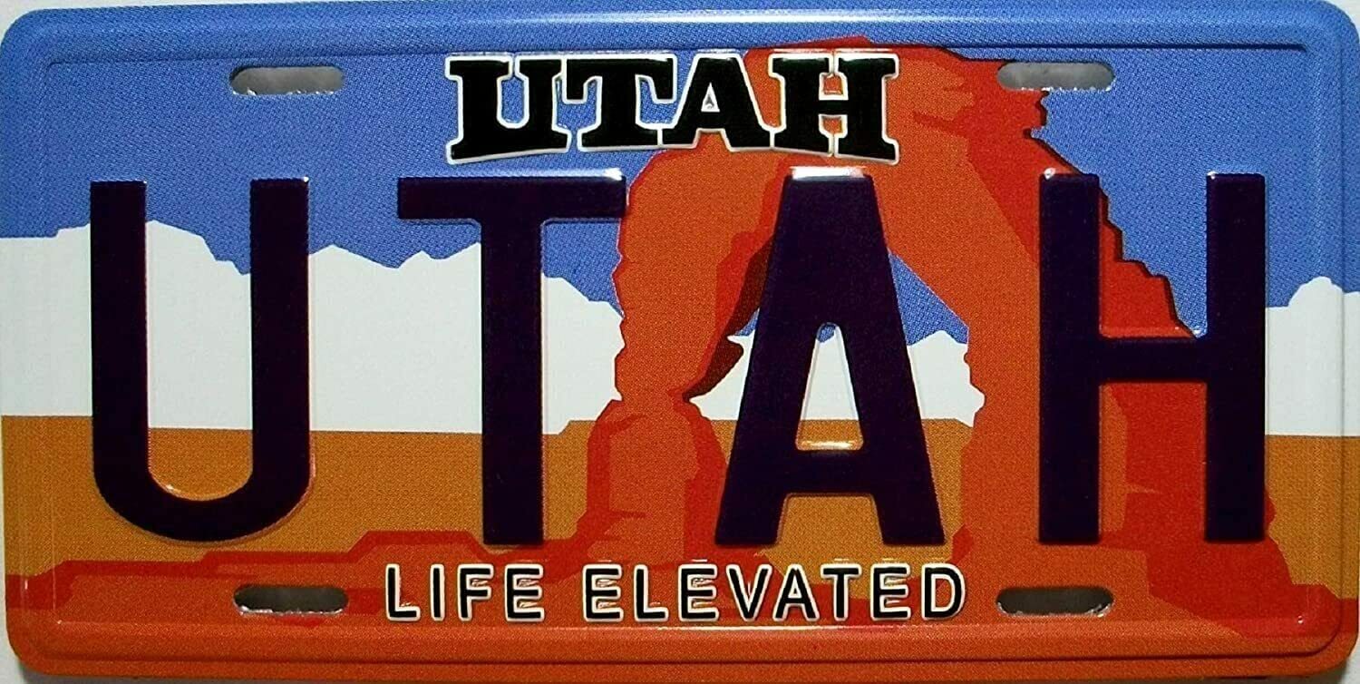 Utah State License Plate Novelty Fridge Magnet Utah State License Plate Novelty Fridge Magnet