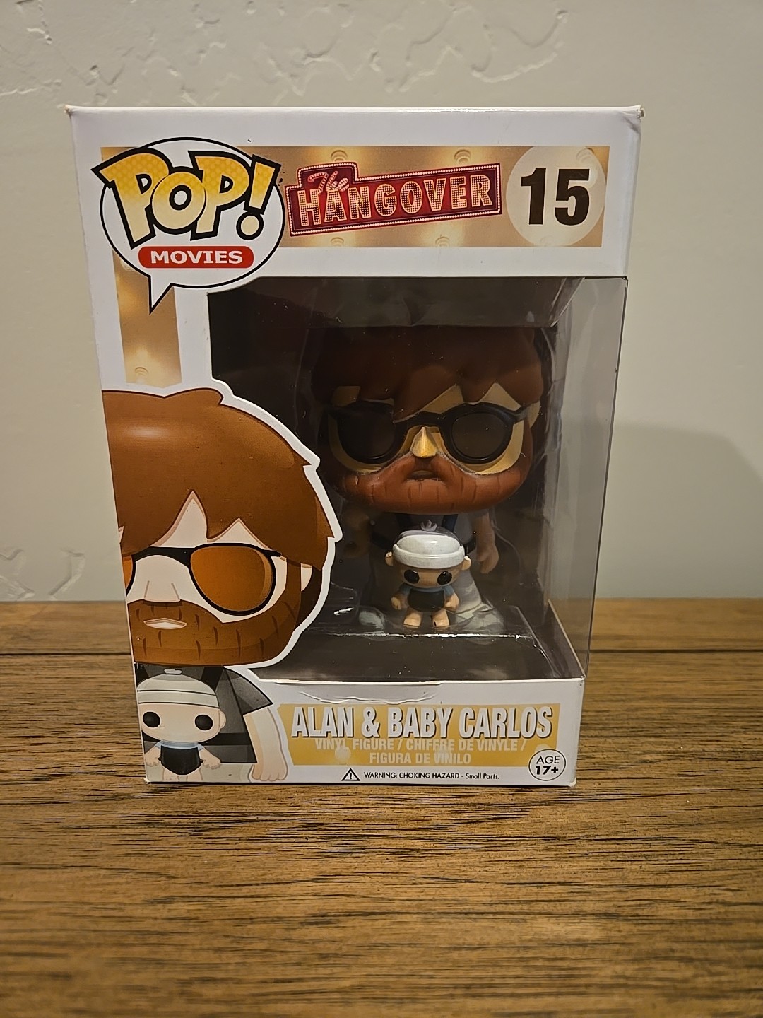 Alan and Baby Carlos Funko Pop #15 Vaulted - Authentic Pop Movies The Hangover Alan and Baby Carlos Funko Pop #15 Vaulted - Authentic Pop Movies The Hangover
