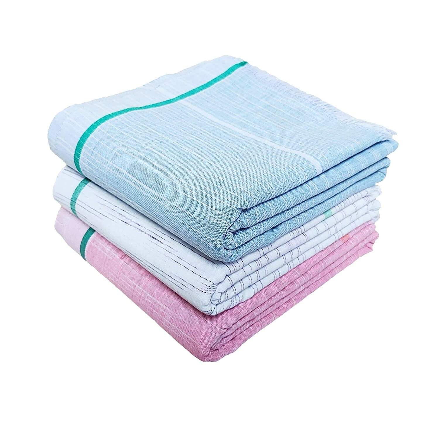 Cotton Gamcha Bath Towel Set Of 3 US Cotton Gamcha Bath Towel Set Of 3 US