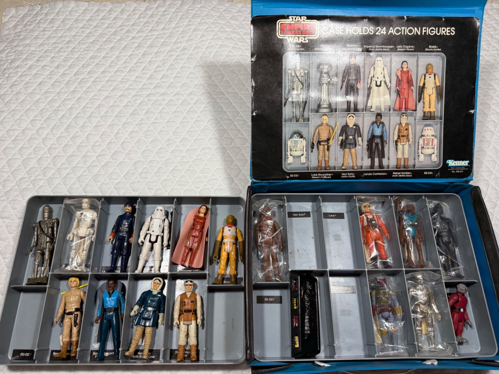 Kenner VINTAGE Star Wars Action Figure Lot of 18 with case Kenner VINTAGE Star Wars Action Figure Lot of 18 with case