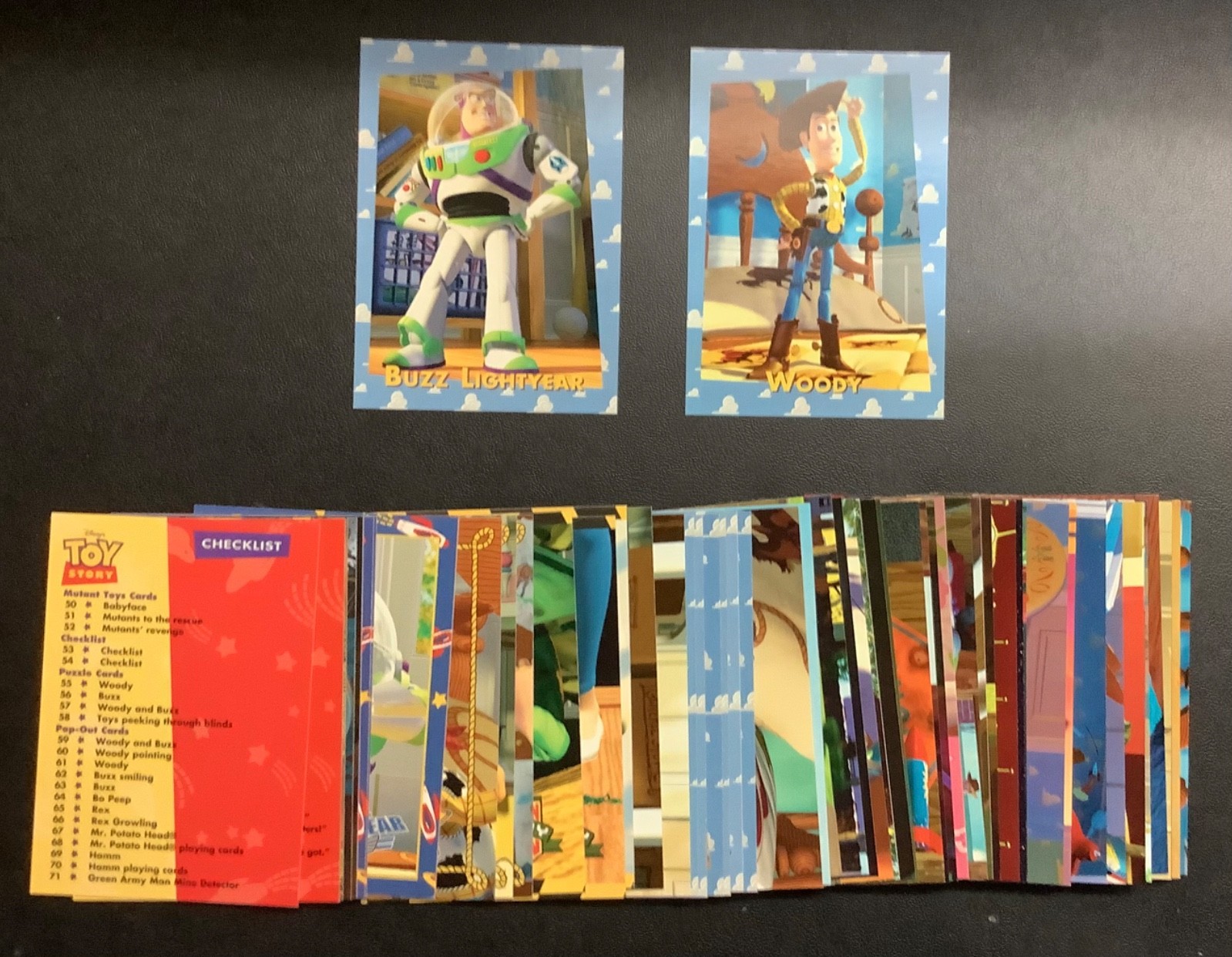 1995 Skybox Toy Story Series 1 Set 1-90 8 Stickers Motion Card Promo Pack 1995 Skybox Toy Story Series 1 Set 1-90 8 Stickers Motion Card Promo Pack
