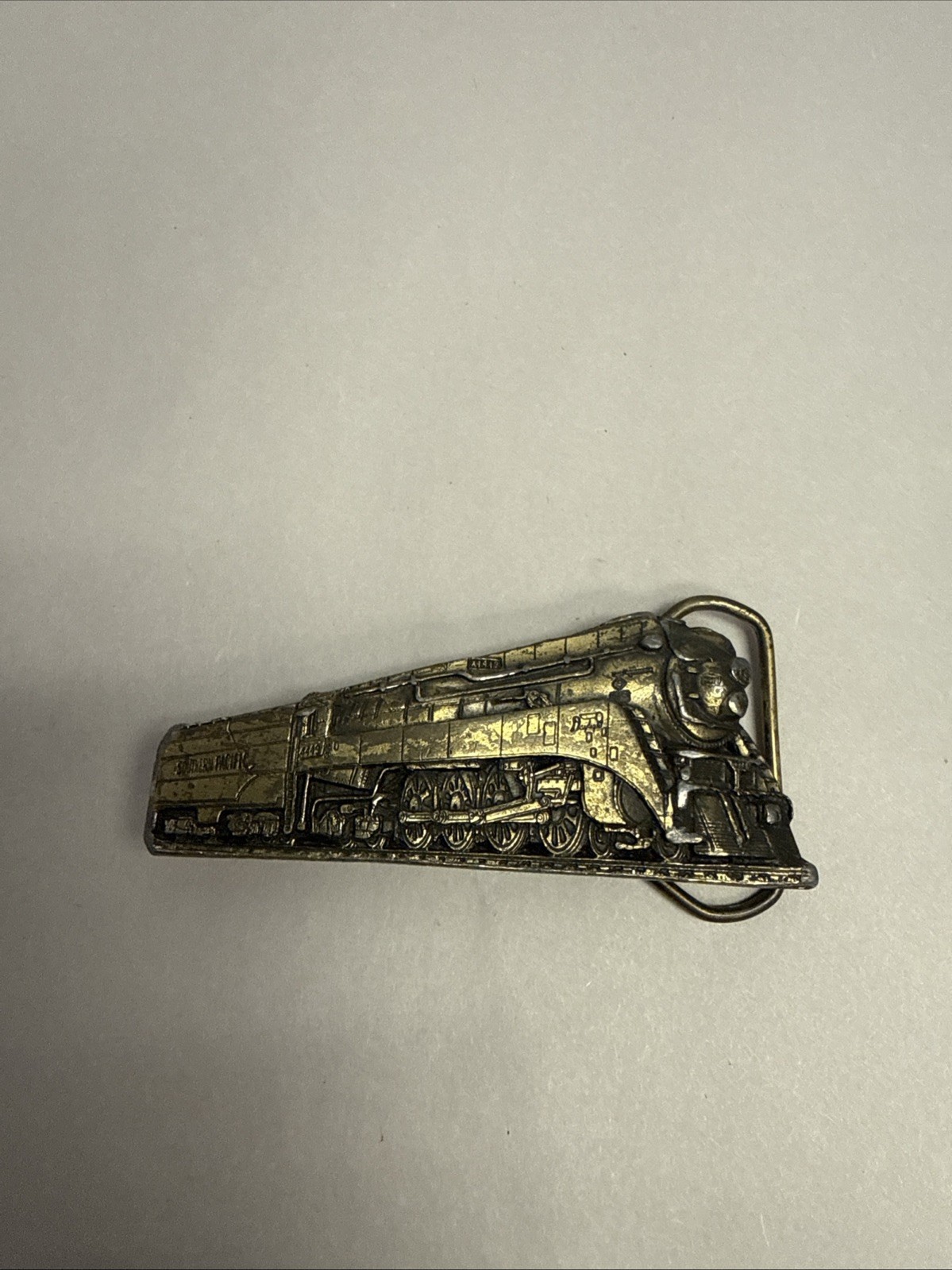 Vintage Southern Pacific GS-4 Daylight 4449 Steam Locomotive Belt Buckle Vintage Southern Pacific GS-4 Daylight 4449 Steam Locomotive Belt Buckle