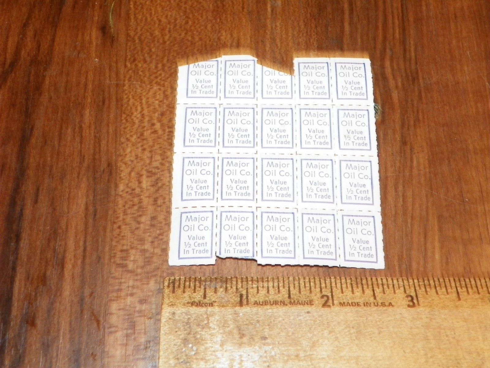 Vintage Group of MAJOR OIL CO. STAMPS Premium Redemption