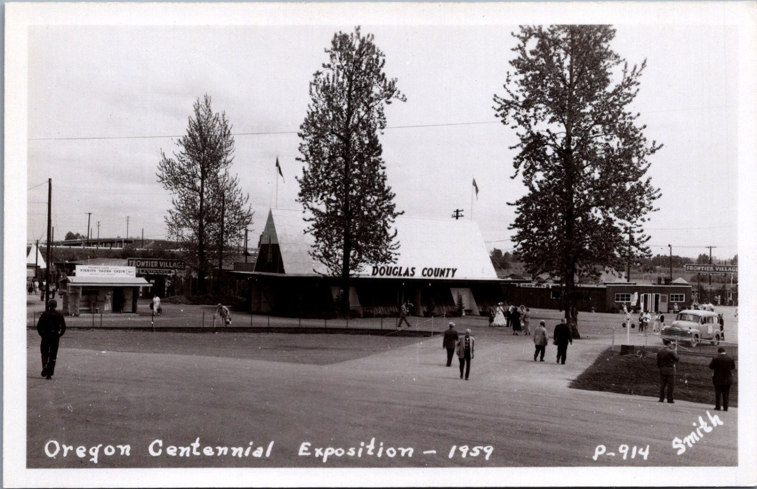 1959 Oregon Centennial Exposition Douglas County RPPC Postcard 1959 Oregon Centennial Exposition Douglas County RPPC Postcard