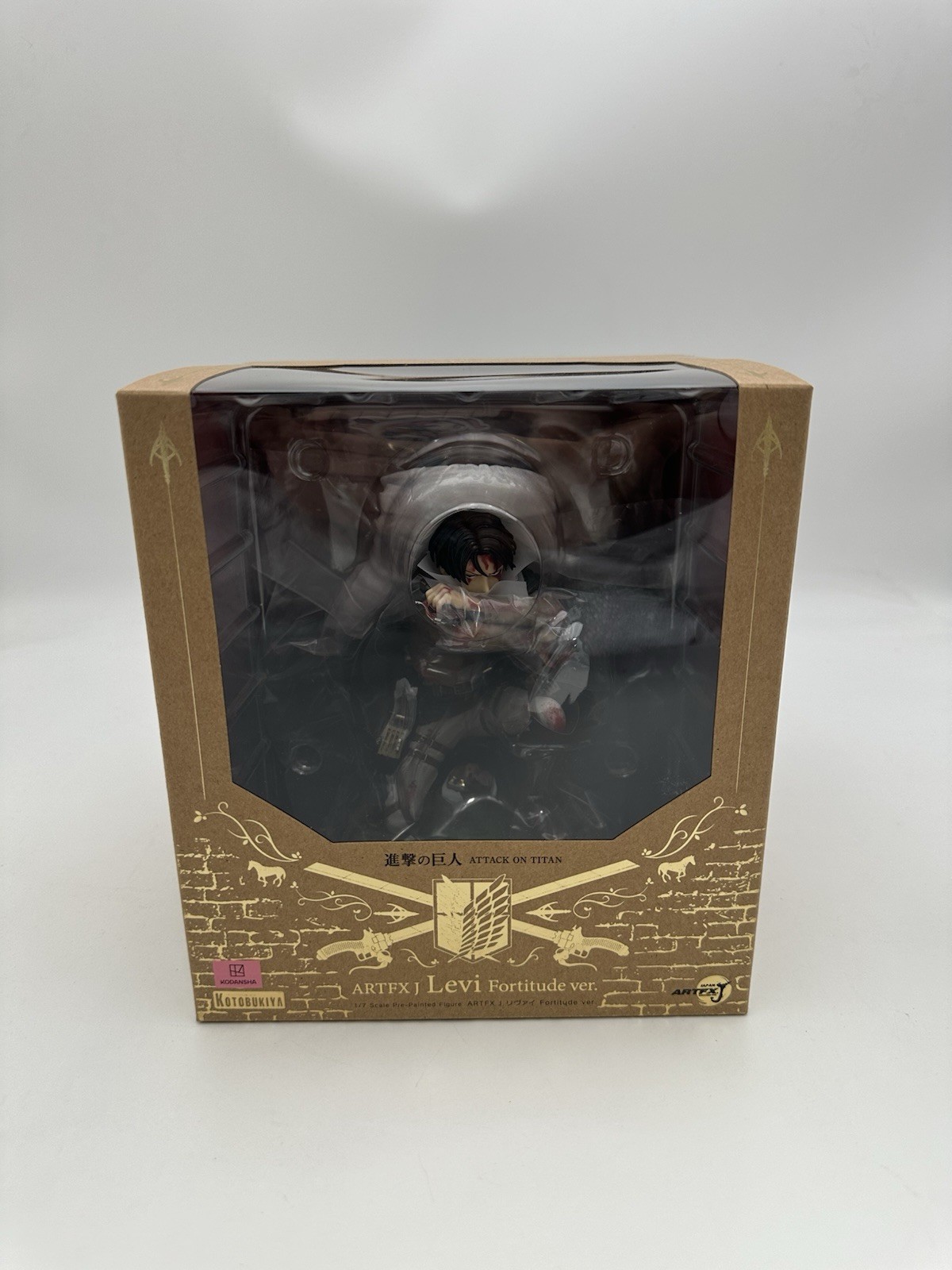 KOTOBUKIYA ATTACK ON TITAN LEVI FORTITUDE VER. ARTFX J STATUE KOTOBUKIYA ATTACK ON TITAN LEVI FORTITUDE VER. ARTFX J STATUE