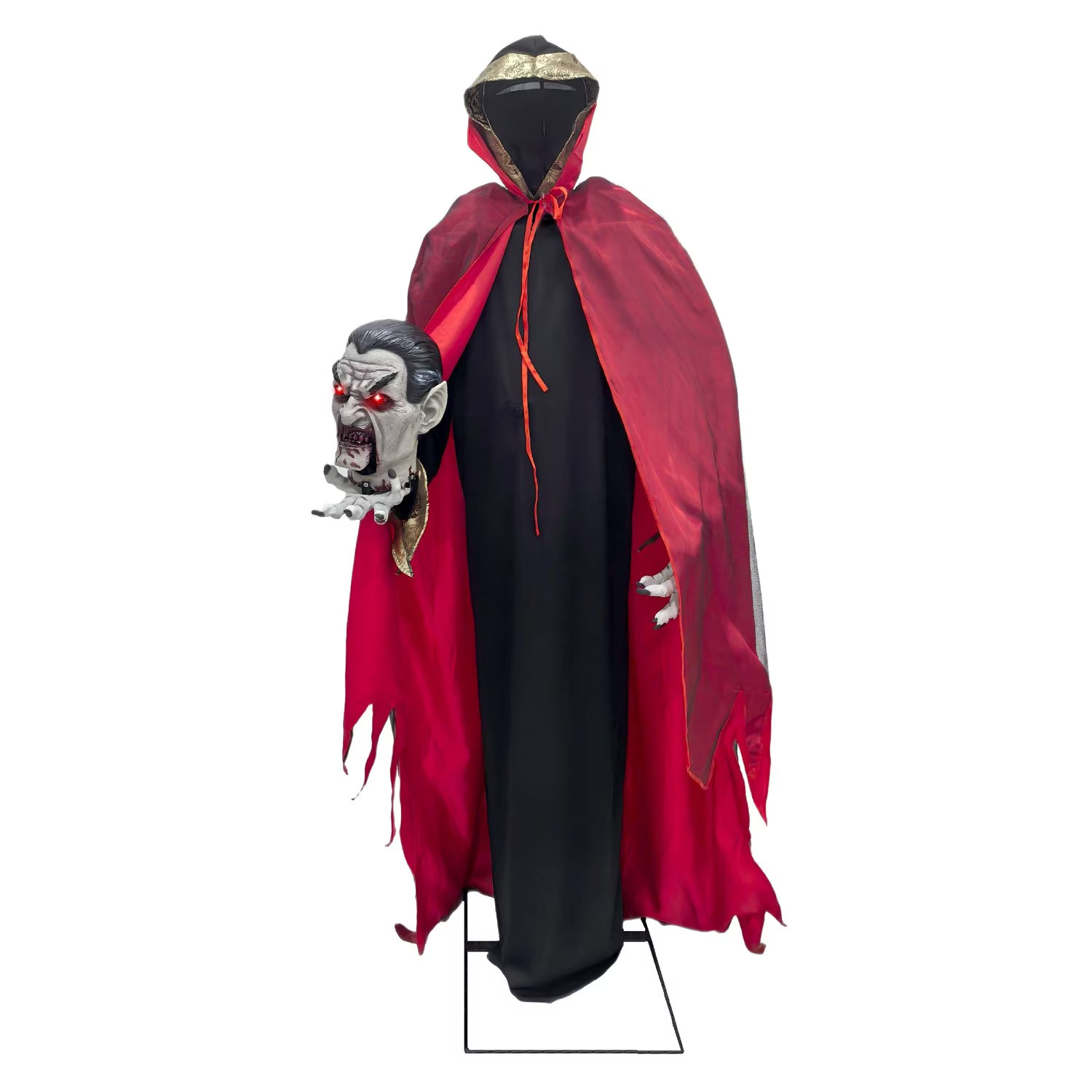 5.9 Ft Animated Vampire Holding Head Animatronic Halloween Decoration 5.9 Ft Animated Vampire Holding Head Animatronic Halloween Decoration