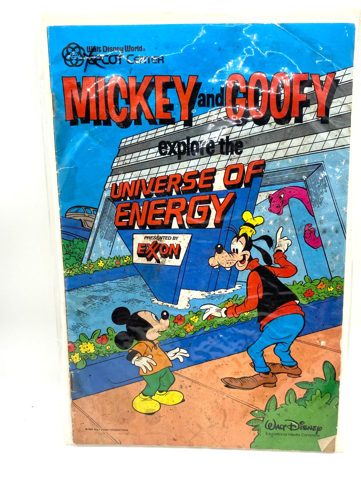1985 Disney World Epcot Mickey Goofy Explore the Universe of Energy Exxon Comic 1985 Disney World Epcot Mickey Goofy Explore the Universe of Energy Exxon Comic