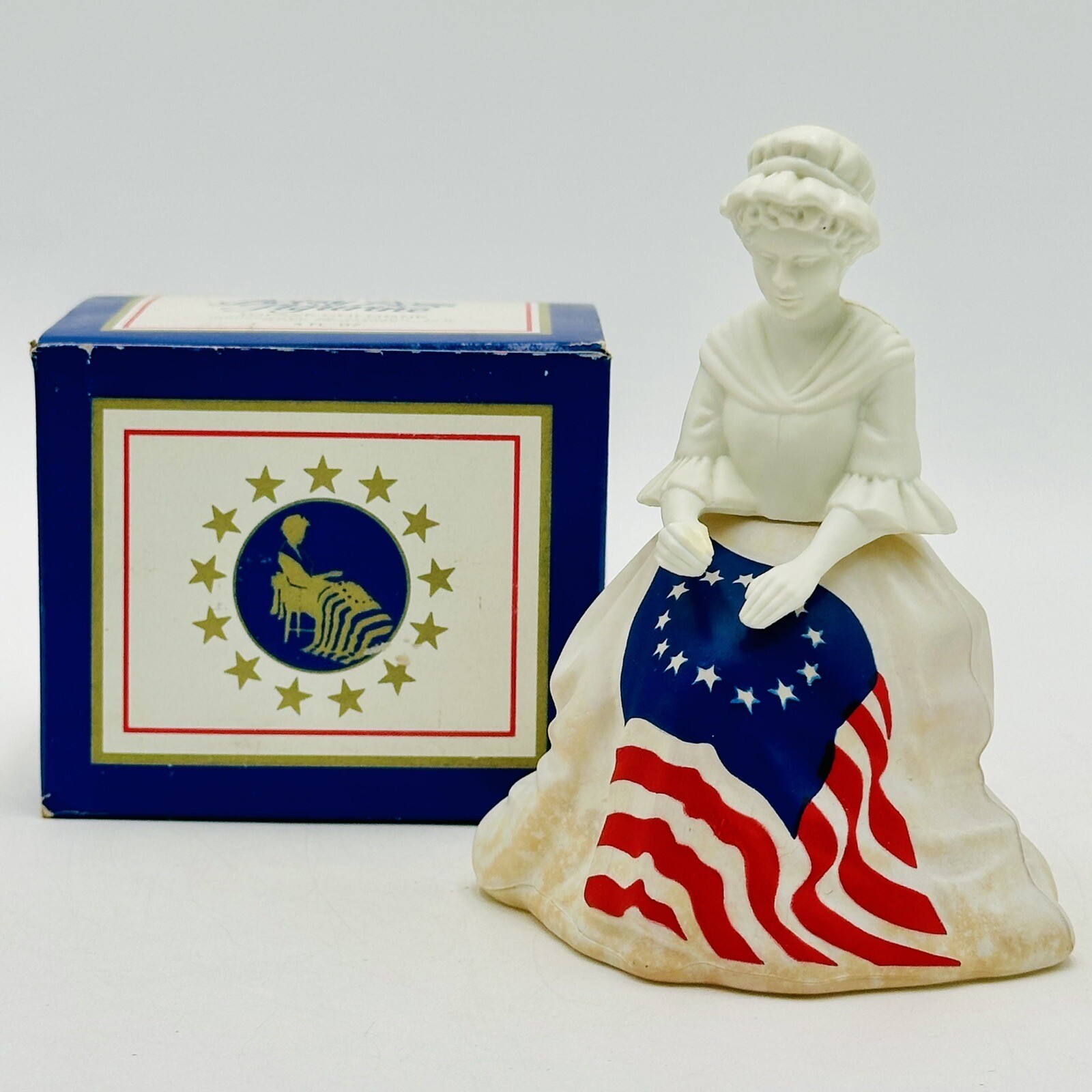 Vintage Avon Bottle Betsy Ross Figurine Topaze Cologne- Full But Opened 1976 Vintage Avon Bottle Betsy Ross Figurine Topaze Cologne- Full But Opened 1976