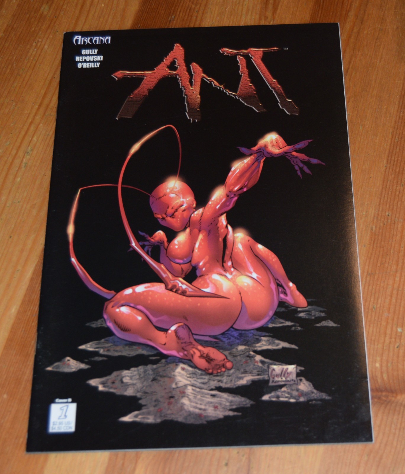 Ant #1B Mario Gully Variant Arcana April 2004 Repovski O\'Reilly Booty Cover