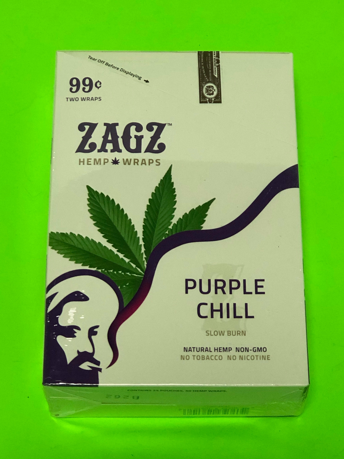 FREE GIFTS🎁Zagz Purple Chill 50 High Quality Natural Hemp Rolling Paper🔥RARE💨