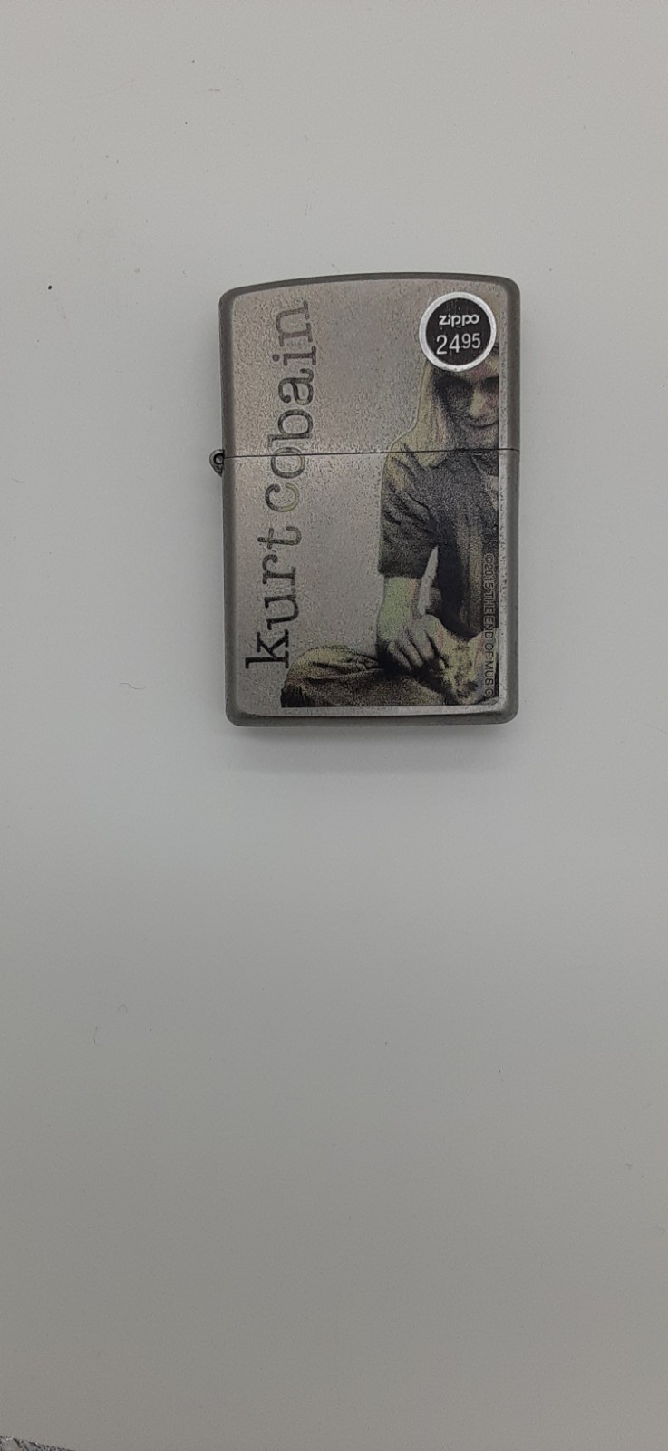 Zippo Lighter - Kurt Cobain - Nirvana - Rare - Nevermind - Grunge - Model: 29052 Zippo Lighter - Kurt Cobain - Nirvana - Rare - Nevermind - Grunge - Model: 29052