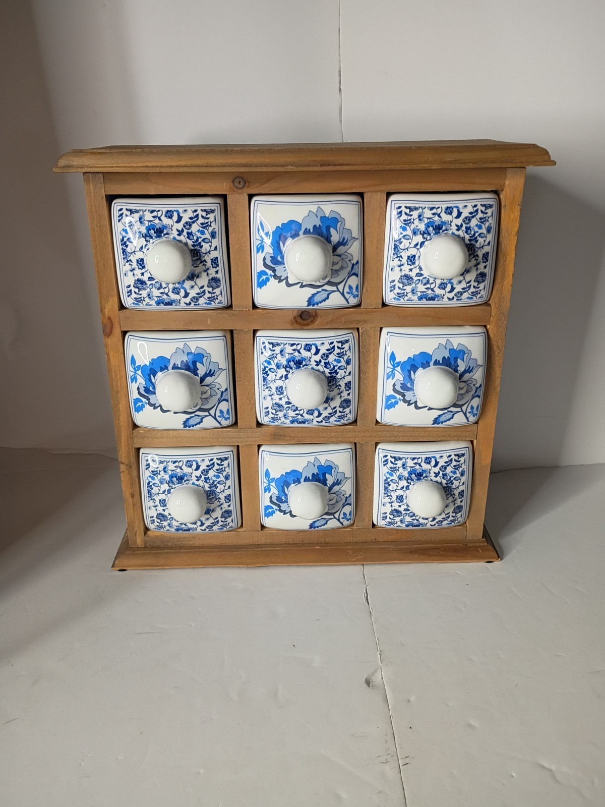 Unique Vintage Country Kitchen Spice Racks