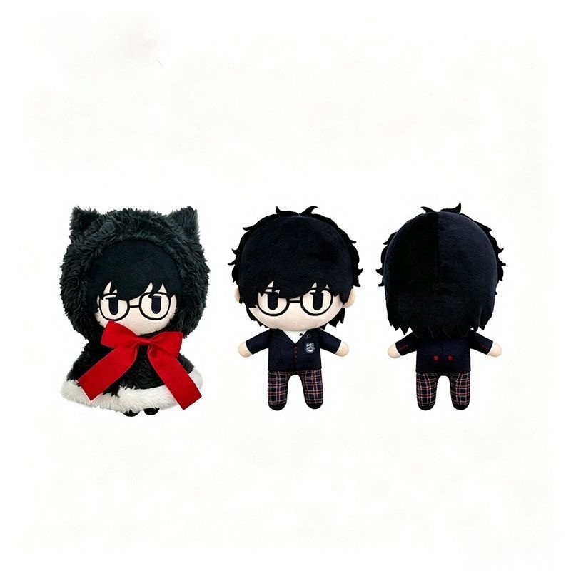 16cm Official Persona 5 Amamiya Ren Akechi Goro Yoshizawa Kasumi Plush Doll