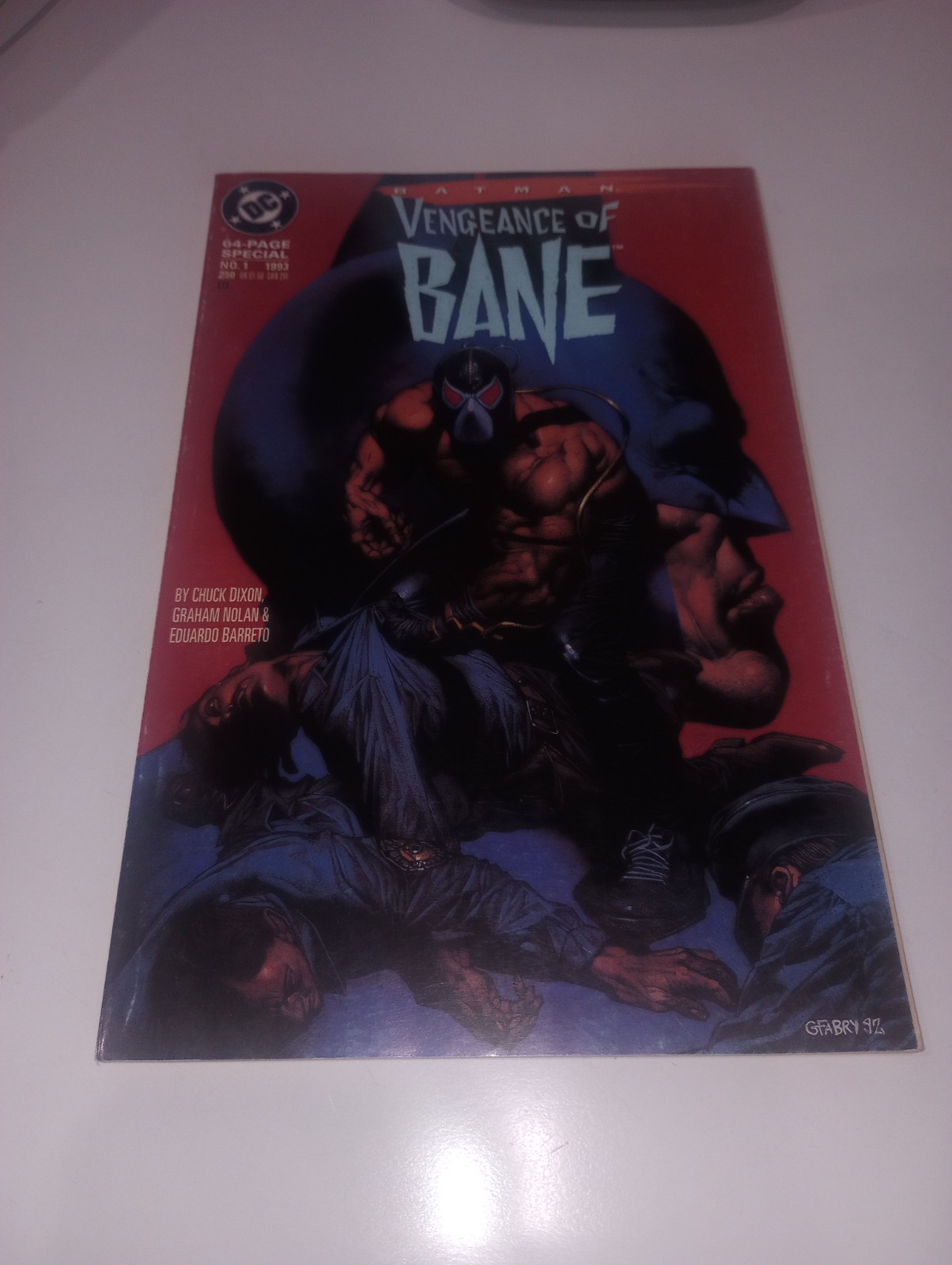 BATMAN VENGEANCE OF BANE ISSUE #1 , 3RD PRINT DC FIRST APPEAR. OF BANE COLLECTOR BATMAN VENGEANCE OF BANE ISSUE #1 , 3RD PRINT DC FIRST APPEAR. OF BANE COLLECTOR
