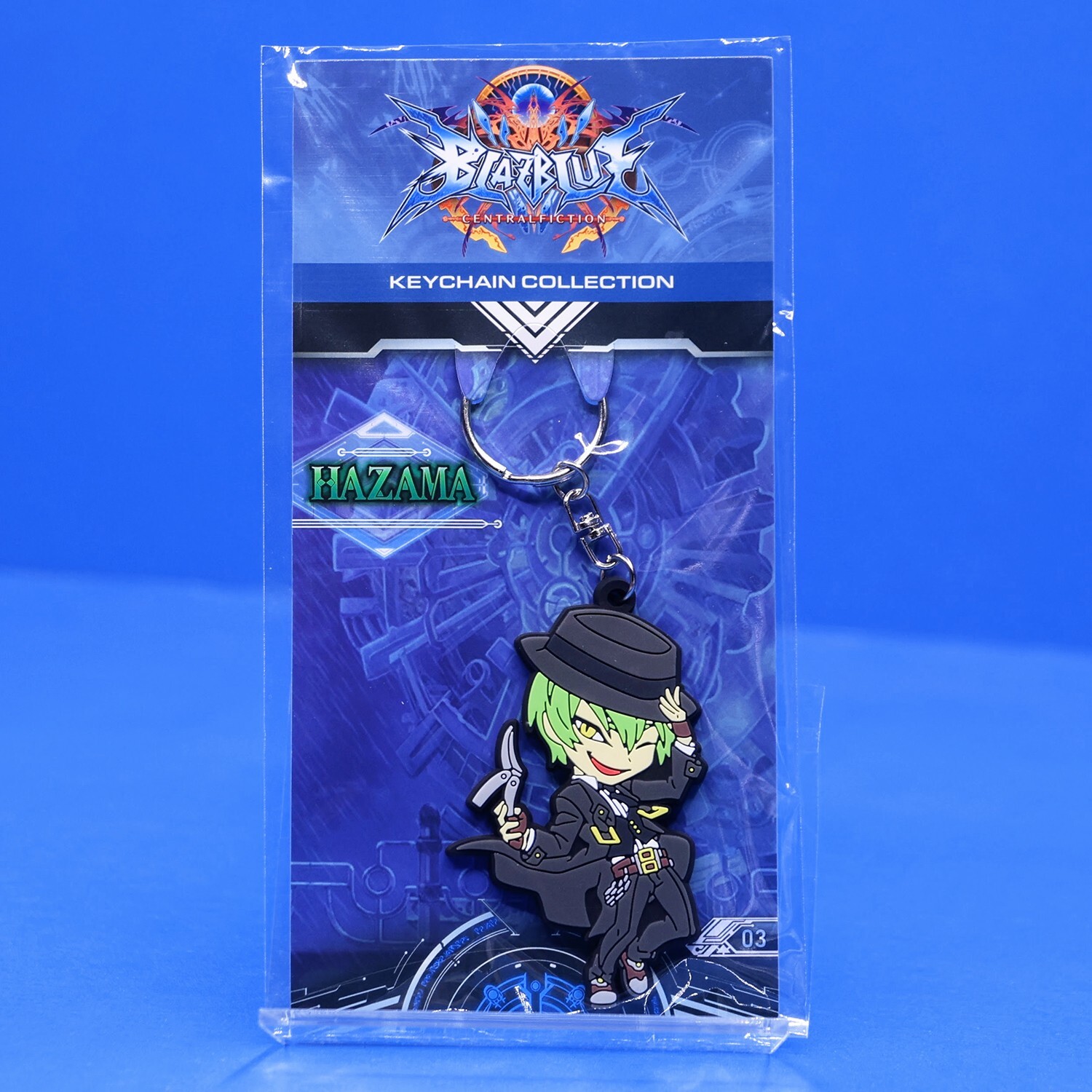 Blazblue Central Fiction Hazama Honoka Rubber PVC Keychain Figure