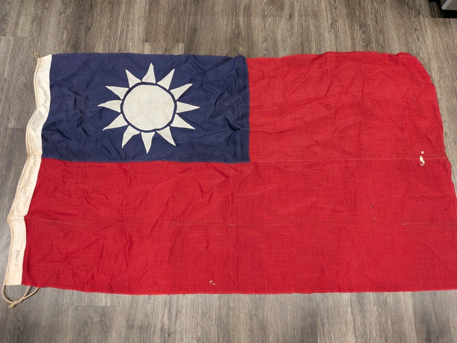 1940's WWII Republic of China Taiwan Refugee Flag Chinese Civil War 34