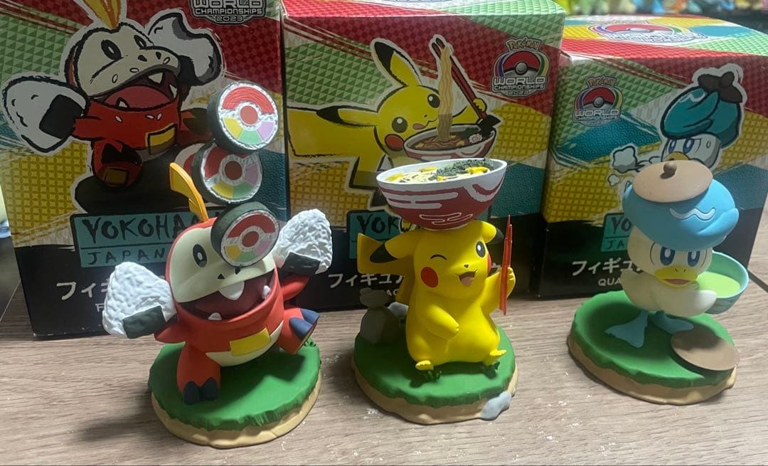 Pokemon 2023 WCS Fuecoco Pikachu Quaxly Figure Collectible 15+ Pokemon 2023 WCS Fuecoco Pikachu Quaxly Figure Collectible 15+