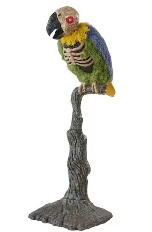 🎃 HOME ACCENTS HOLIDAY5FT Dead Water Animated LED Rotwing Parrot 👻