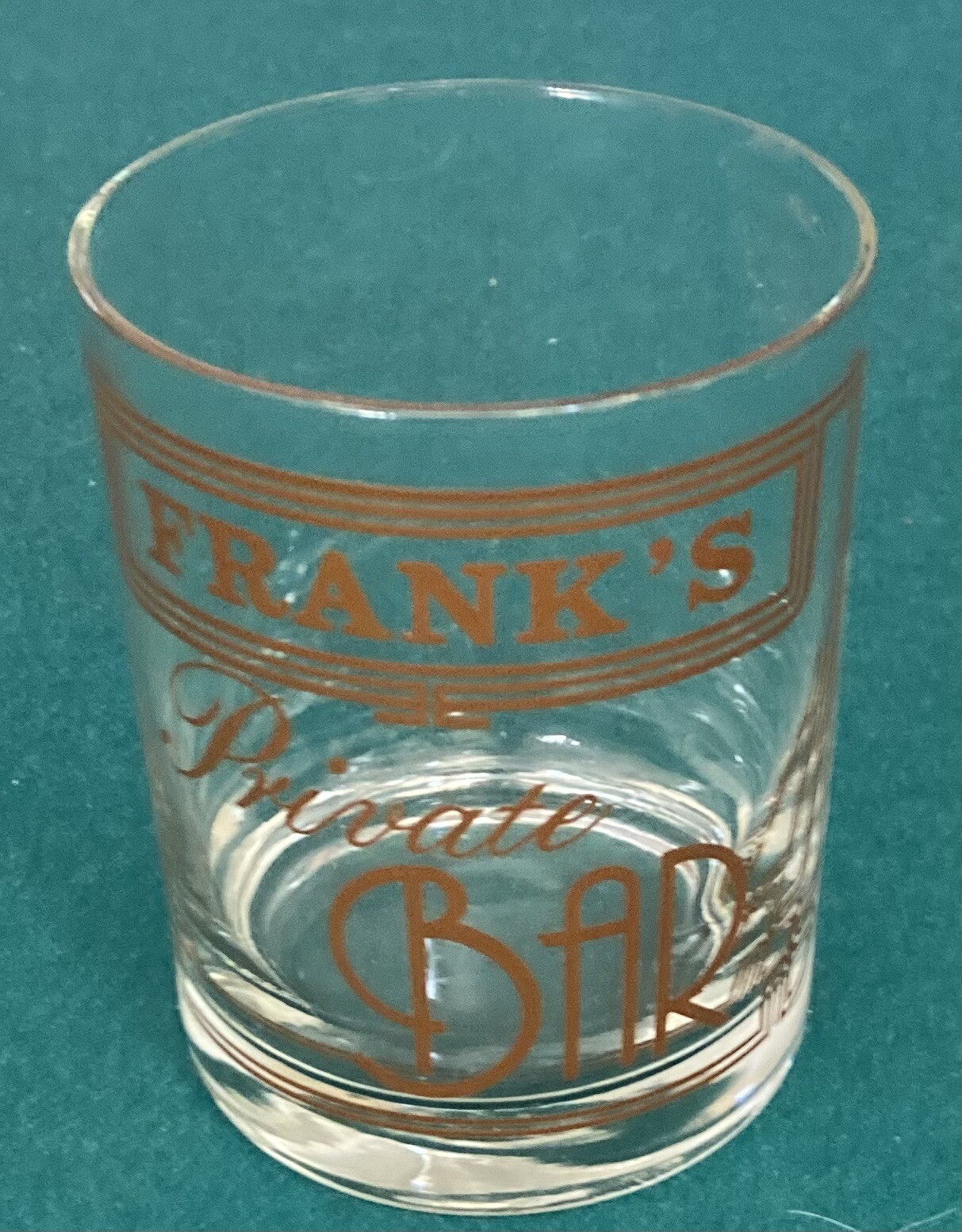 Frank’s Private Bar Custom 10oz Cocktail Rocks Glass Super High Quality BrandNew Frank’s Private Bar Custom 10oz Cocktail Rocks Glass Super High Quality BrandNew