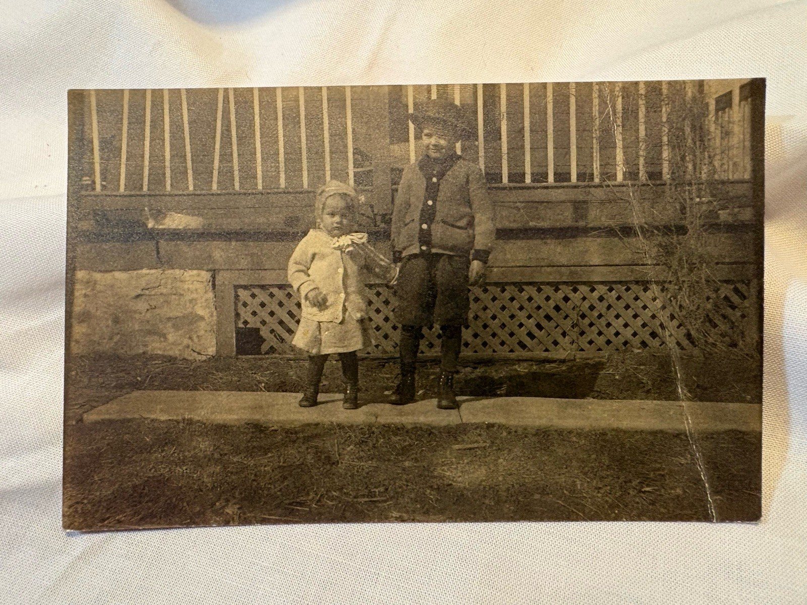 Vintage RPPC Postcard Children Portrait Souderton PA Montgomery Co Henry Cursive Vintage RPPC Postcard Children Portrait Souderton PA Montgomery Co Henry Cursive