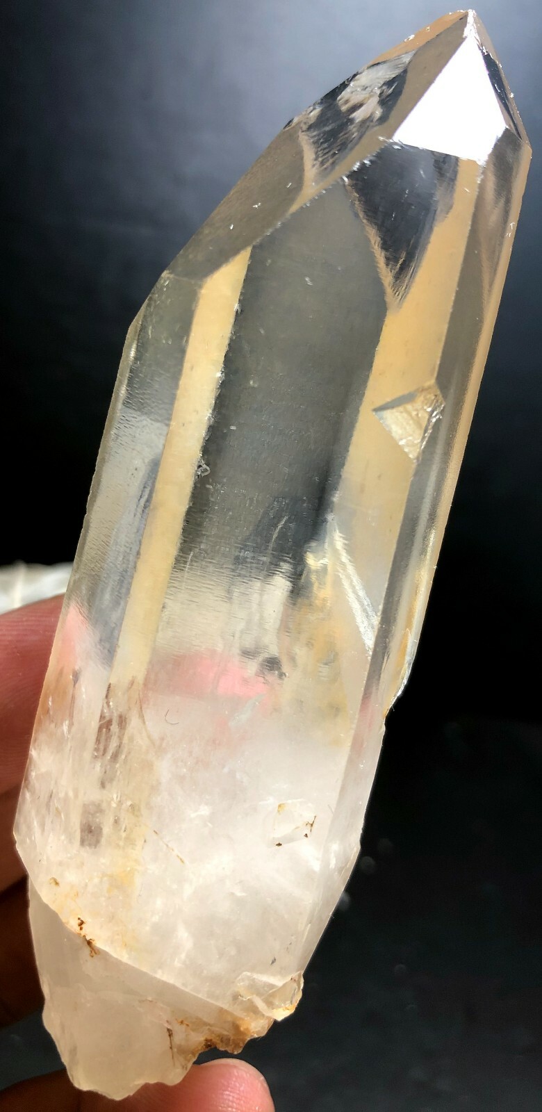140g 1PCS Himalayan RARE RAW Natural Lemurian Quartz lemurian Crystal Point Z55