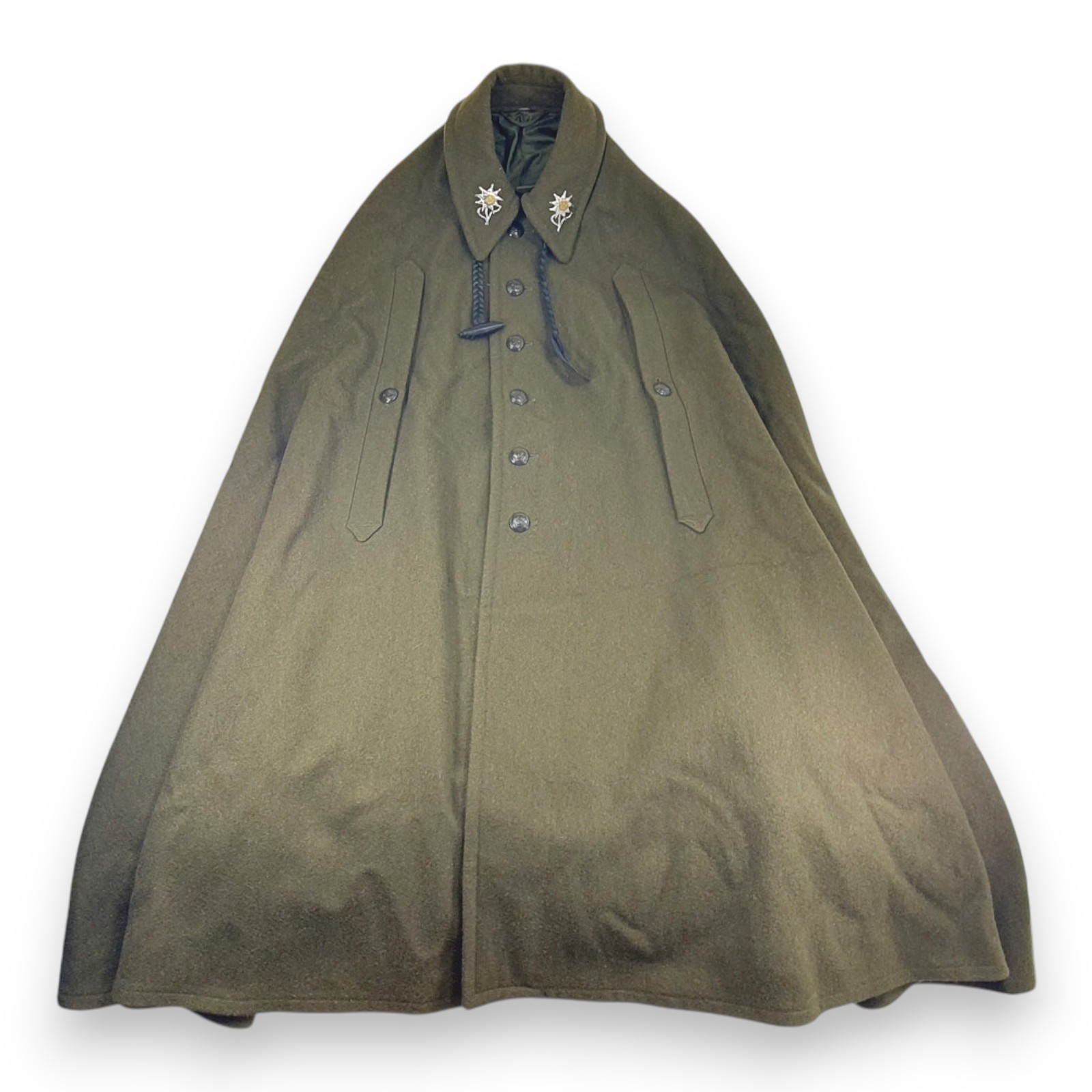 Original Polish Army Podhale Riflemen Wool Parade Cape Coat Uniform - Poland NOS
