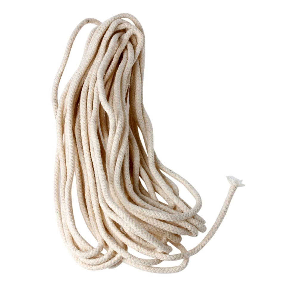 9.8 Feet 3/8'' Round Cotton Kerosene Oil Lamp Wicks Burner, Alcohol Wick Rope Co 9.8 Feet 3/8'' Round Cotton Kerosene Oil Lamp Wicks Burner, Alcohol Wick Rope Co