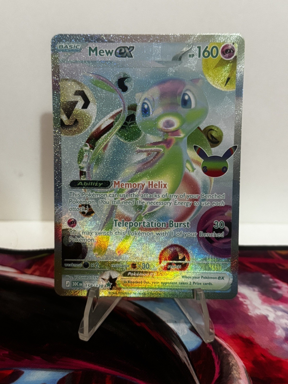 Pokémon TCG Mew EX 158/128 30th Anniversary Collection