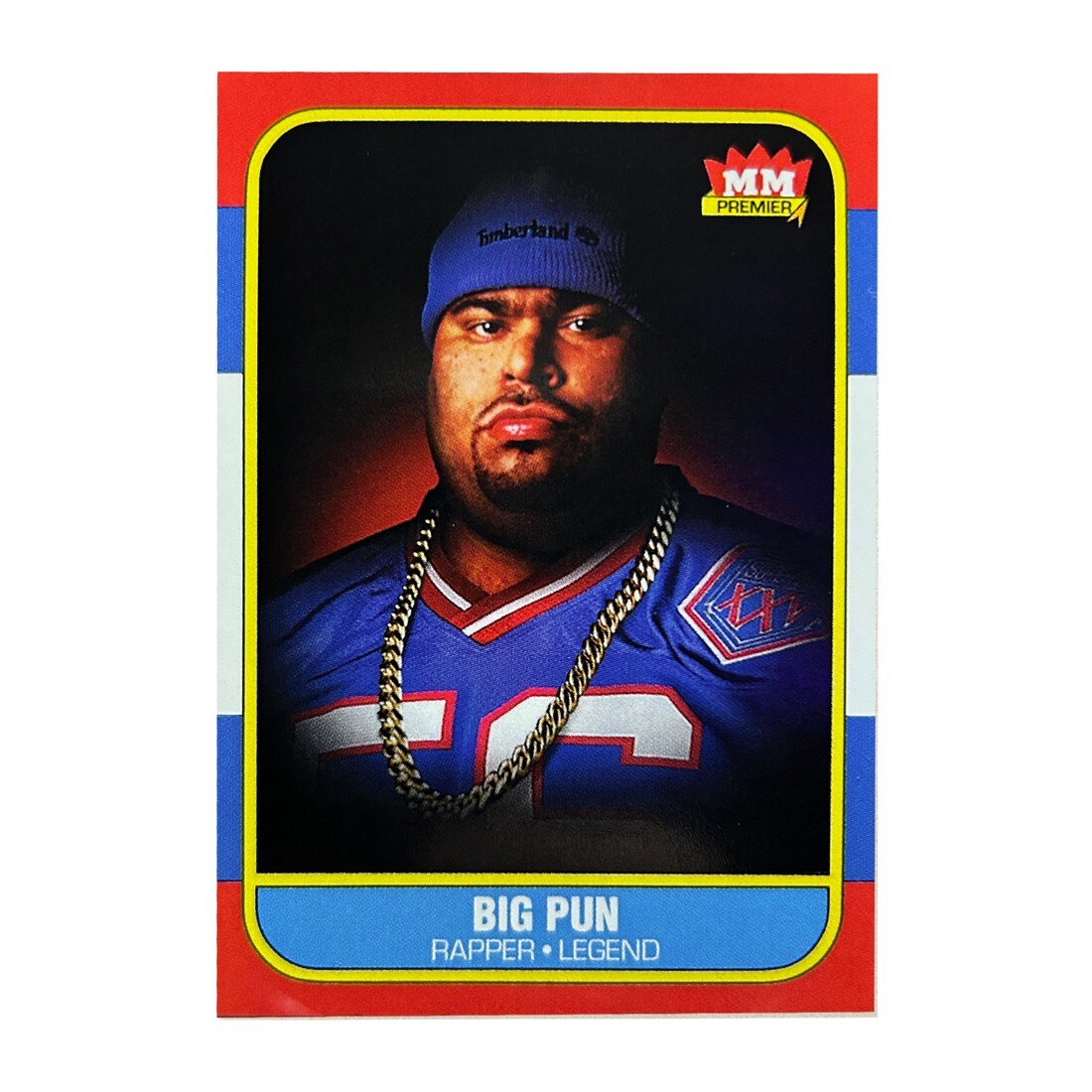 BIG PUN 1986 NBA Jordan Rookie Design Style | Hip-Hop Trading Card