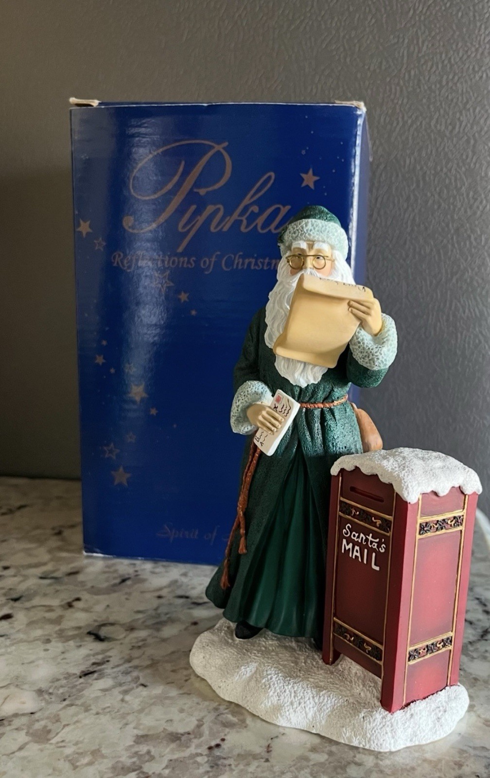Prizm Pipka Figurine DEAR SANTA #11311 Reflections of Christmas Limited Edition