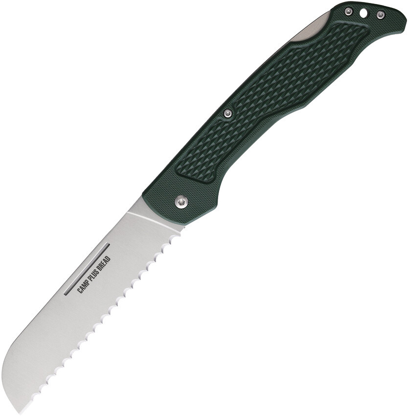Ontario Camp Plus Bread Lockback Green GFN Folding Pocket Knife 4310TC