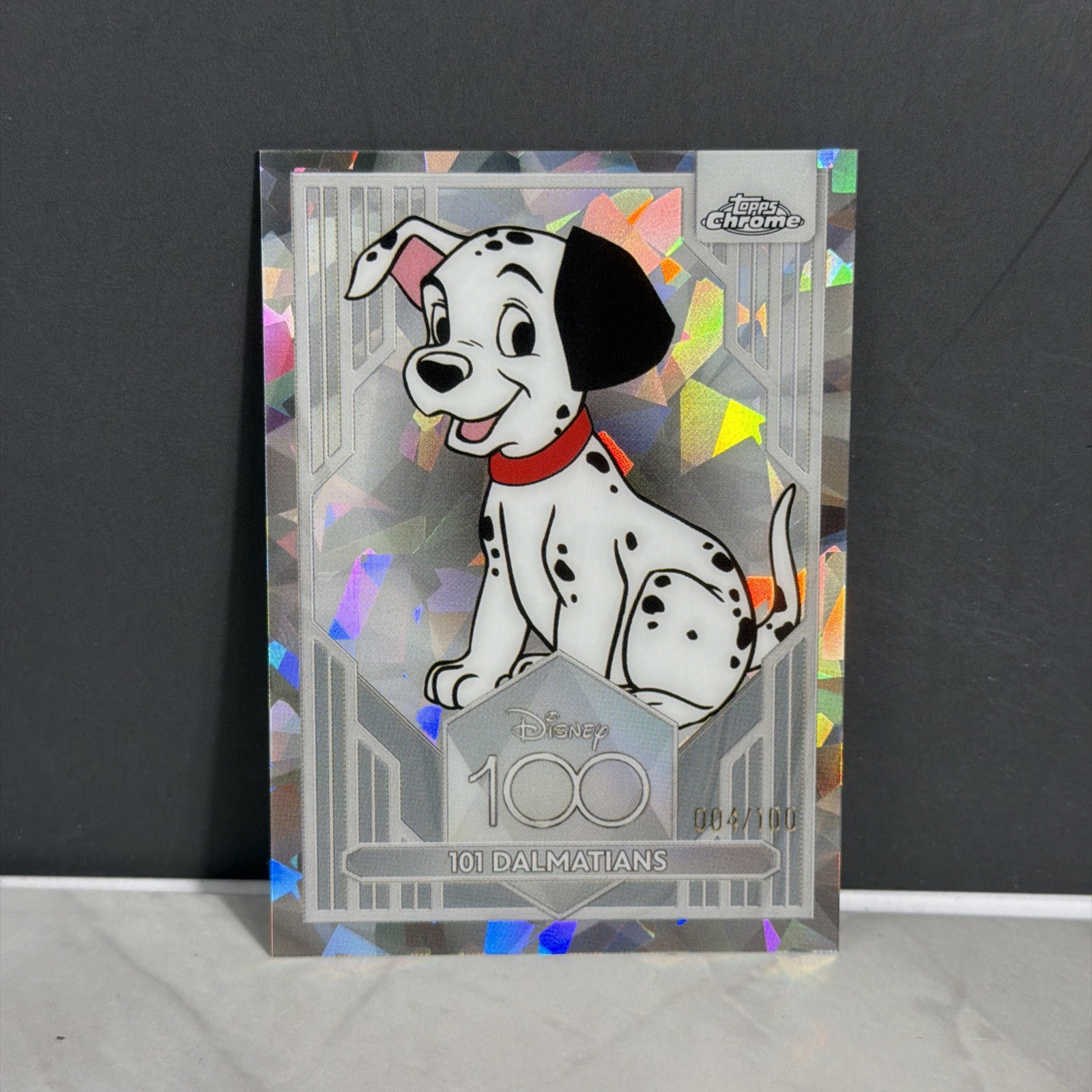 2023 Topps Chrome Disney 100 101 Dalmatians 100 Year Diamond /100