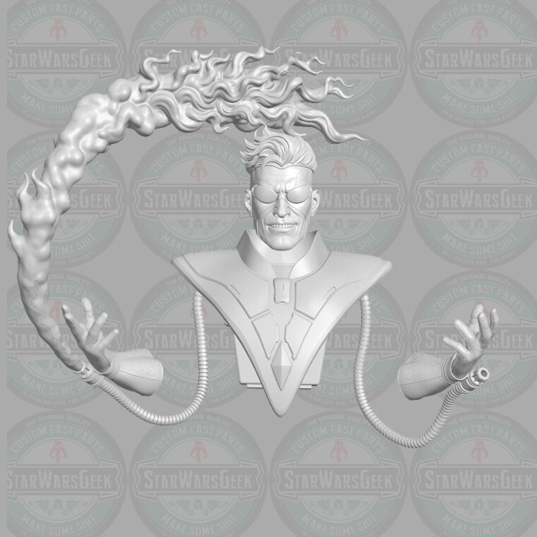 Pyro Brotherhood of Evil Mutants custom kit for 1:6 1:10 1:12 Marvel figures