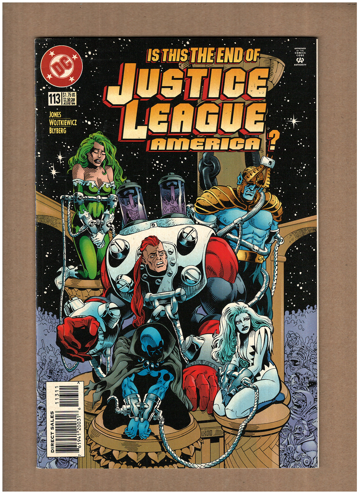 Justice League America #113 DC Comics 1996 BLUE DEVIL FIRE OBSIDIAN NM- 9.2