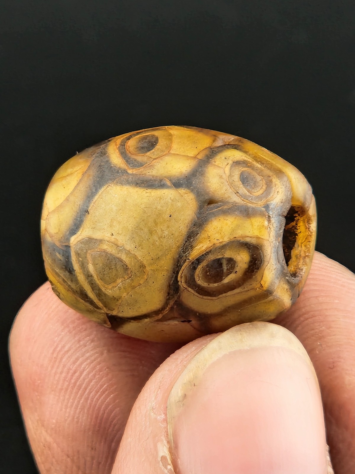 Vintage rare old african glass bead