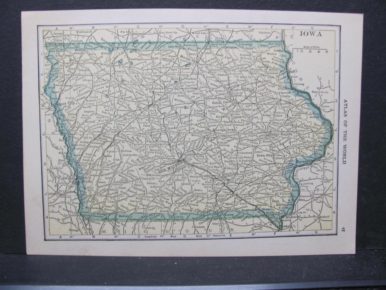 1910 IOWA / MISSOURI 5x7\