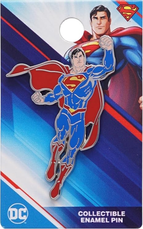 *NEW* Monogram DC Comics: Superman Ready for Battle 2-Inch Enamel Pin *NEW* Monogram DC Comics: Superman Ready for Battle 2-Inch Enamel Pin