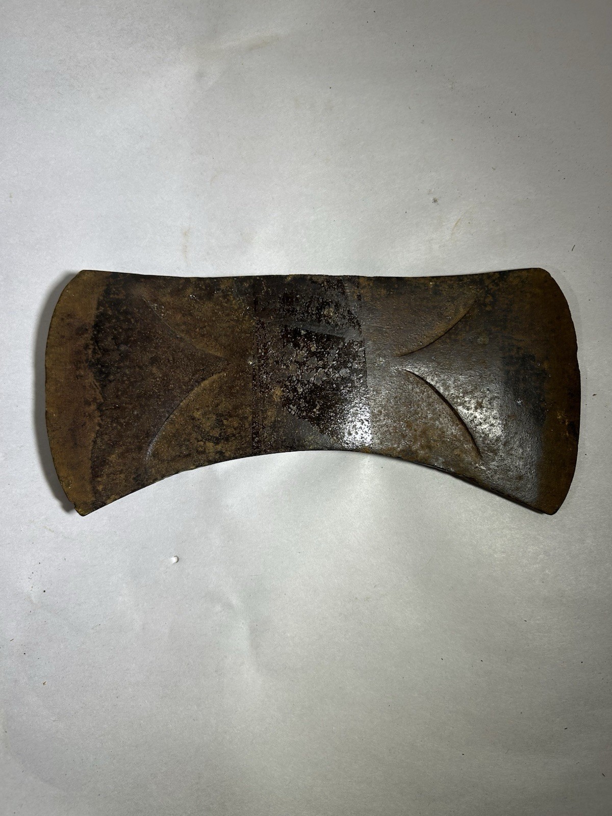 Vintage Plumb Double Bit Axe Head Phantom Bevels USA Tool Collectible