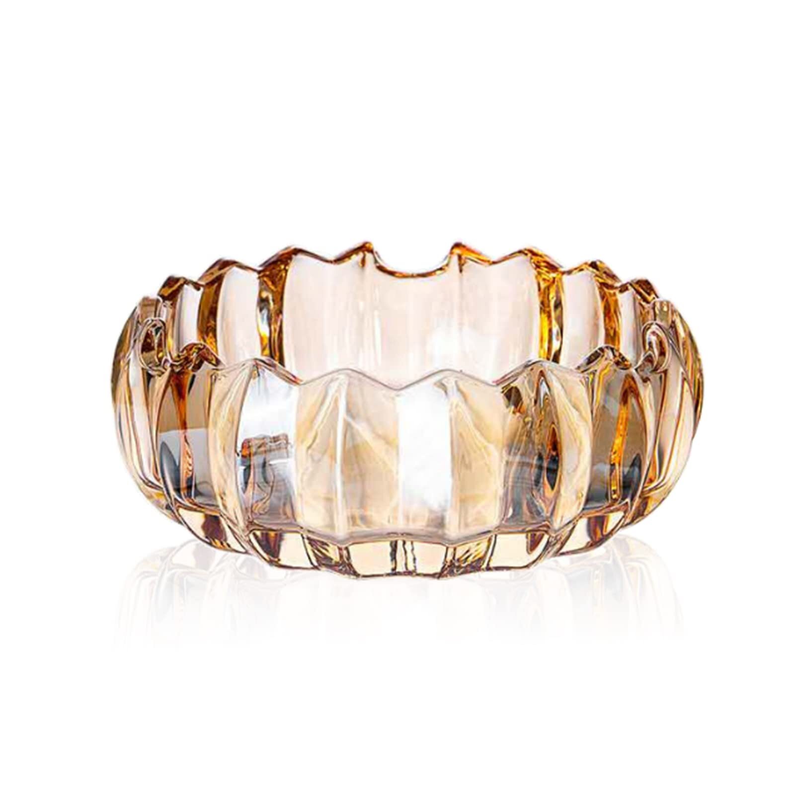 Rxcvkmw Crystal Glass Ashtray, Cigar ashtray, Office ashtray (Amber) Rxcvkmw Crystal Glass Ashtray, Cigar ashtray, Office ashtray (Amber)