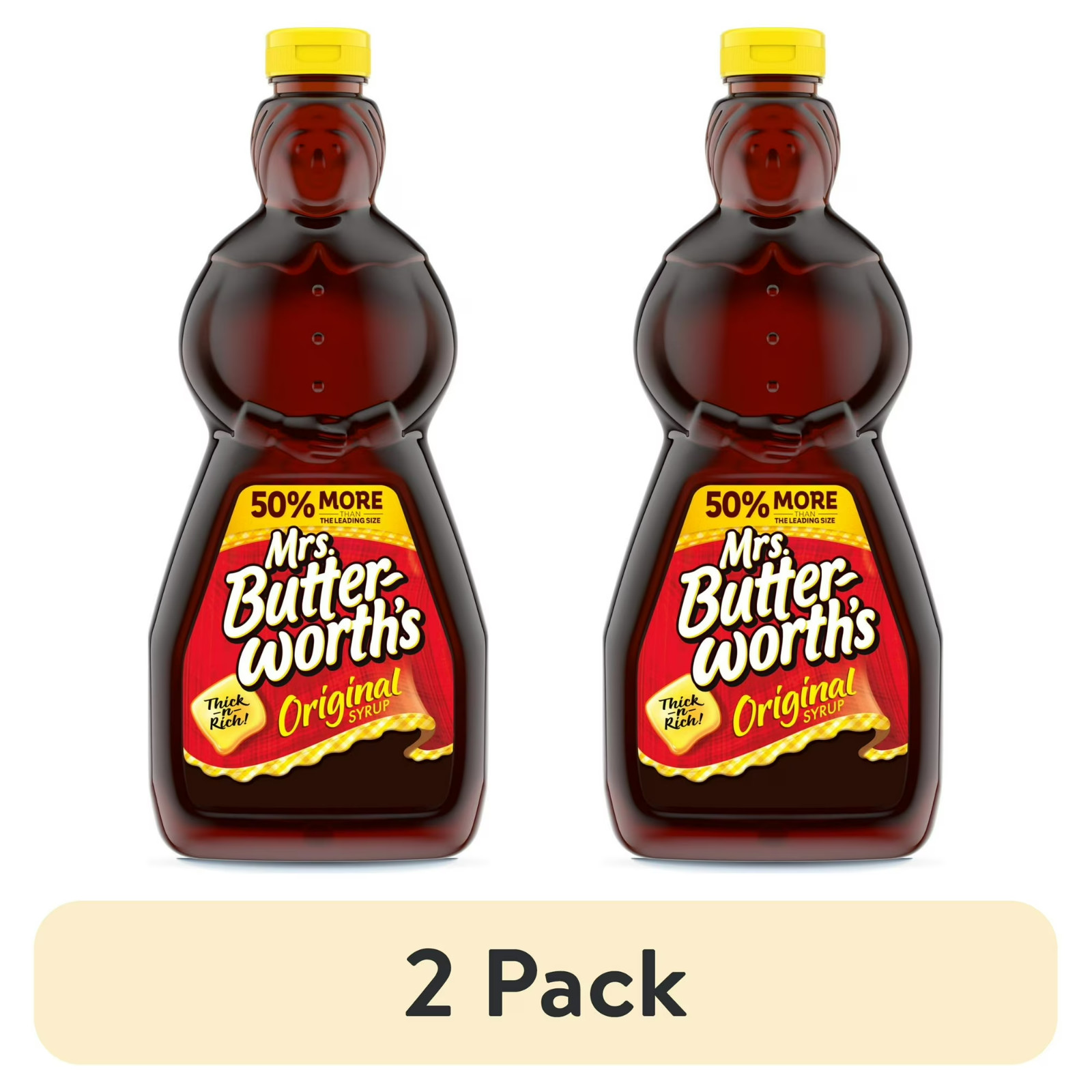 (2 Pack) Mrs. Butterworth\'s Original Thick & Rich Pancake Syrup, 36 fl Oz... (2 Pack) Mrs. Butterworth\'s Original Thick & Rich Pancake Syrup, 36 fl Oz...